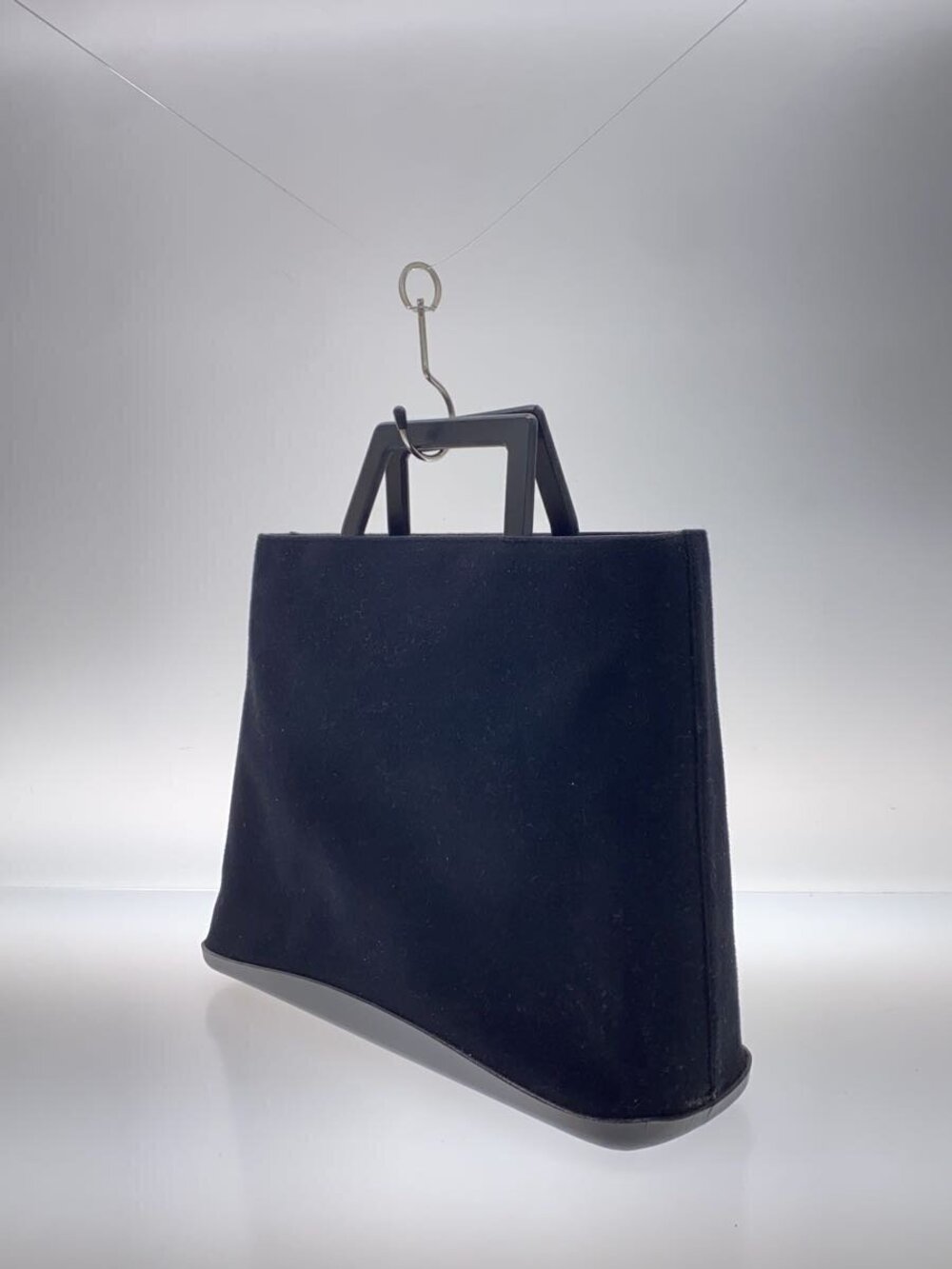 Salvatore Ferragamo Handbag Wool Navy Blue - Picture 2 of 7